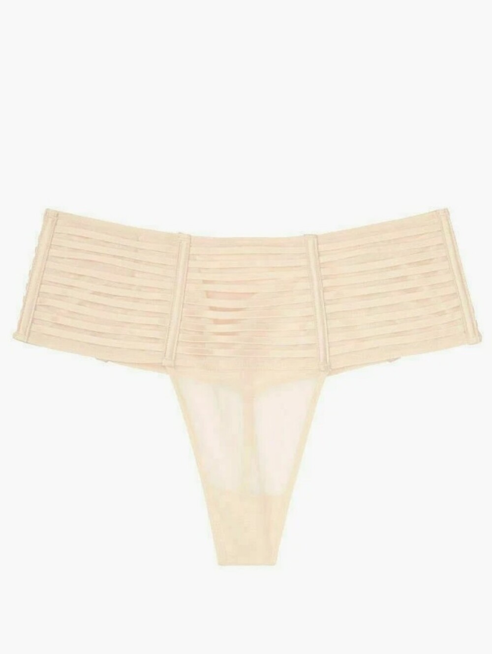 Victoria's secret very sexy Strappy Waist sheer high waist thong panty SMALL